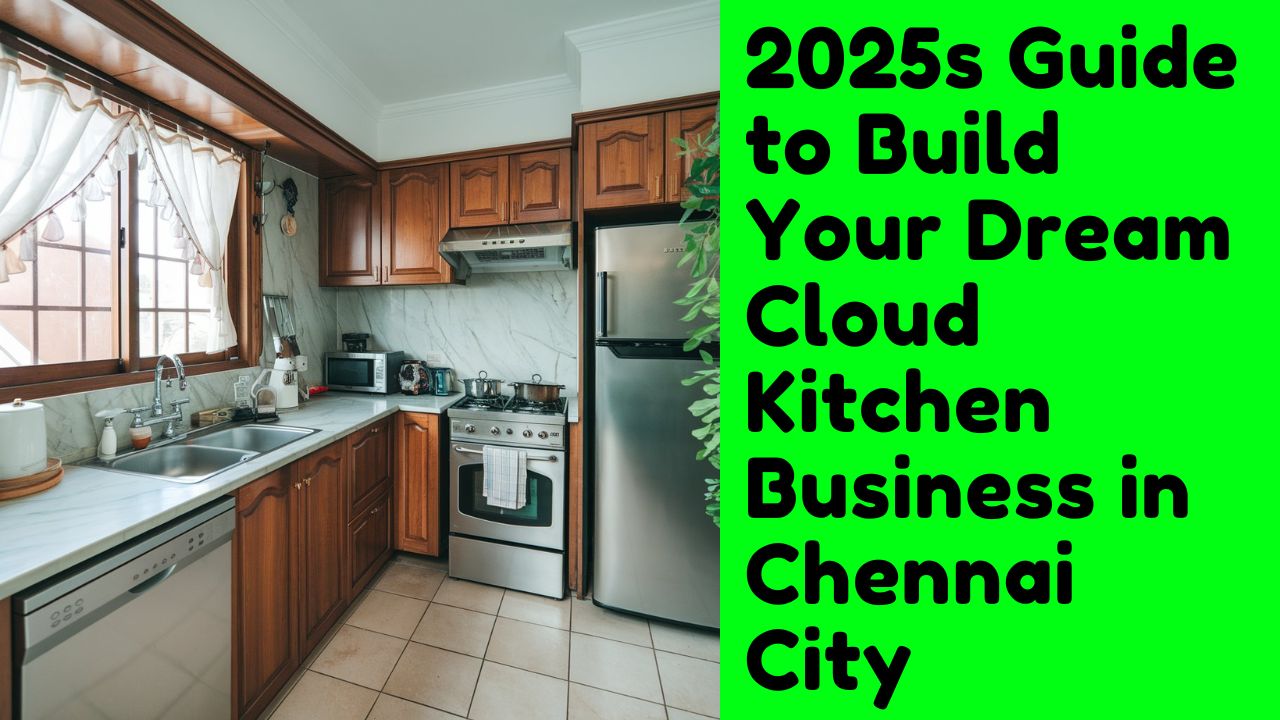 2025s Guide to Build Your Dream Cloud Kitchen Business in Chennai City Cloud Kitchen Chennai Food Delivery Ghost Kitchen Dark Kitchen Online Food Orders Swiggy Zomato Food Delivery Apps Virtual Restaurant Group Legal Compliance FSSAI License GST Registration Chennai Municipal Corporation Trade License Fire Safety Certificate Shop and Establishment License Professional Tax Registration Health and Safety Compliance Food Safety Standards Employee Health Standards Initial Investment Operating Costs Financial Planning Strategic Location Kitchen Equipment POS Systems Order Management Systems Delivery Partnerships UberEats Amazon Food Commission Structure Performance Evaluation Menu Development Packaging Solutions Brand Development Digital Presence Social Media Strategy Digital Advertising Review Management Promotional Strategies Inventory Management Vendor Relationships Cost Control Staffing Employee Retention Technology Integration Market Analysis Competitive Strategy USP (Unique Selling Proposition) Data-Driven Decision Making Business Growth Strategy Market Dynamics Operational Excellence Health-Focused Menu Eco-Friendly Operations Regional Cuisines Dietary Offerings (Keto, Vegan, etc.) Real-Time Inventory Updates Food Business Specialist Chennai's Food Ecosystem
